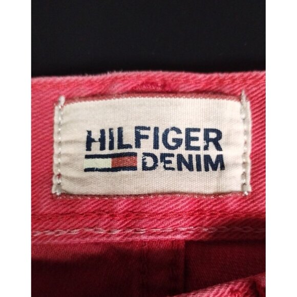 Hilfiger Denim Women's Red Straight Leg Jeans Size 30x32 SKU 2327 - Picture 5 of 7